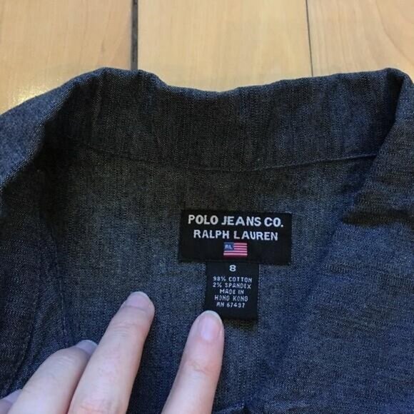 New POLO by Ralph Lauren jean jacket - Picture 4 of 8